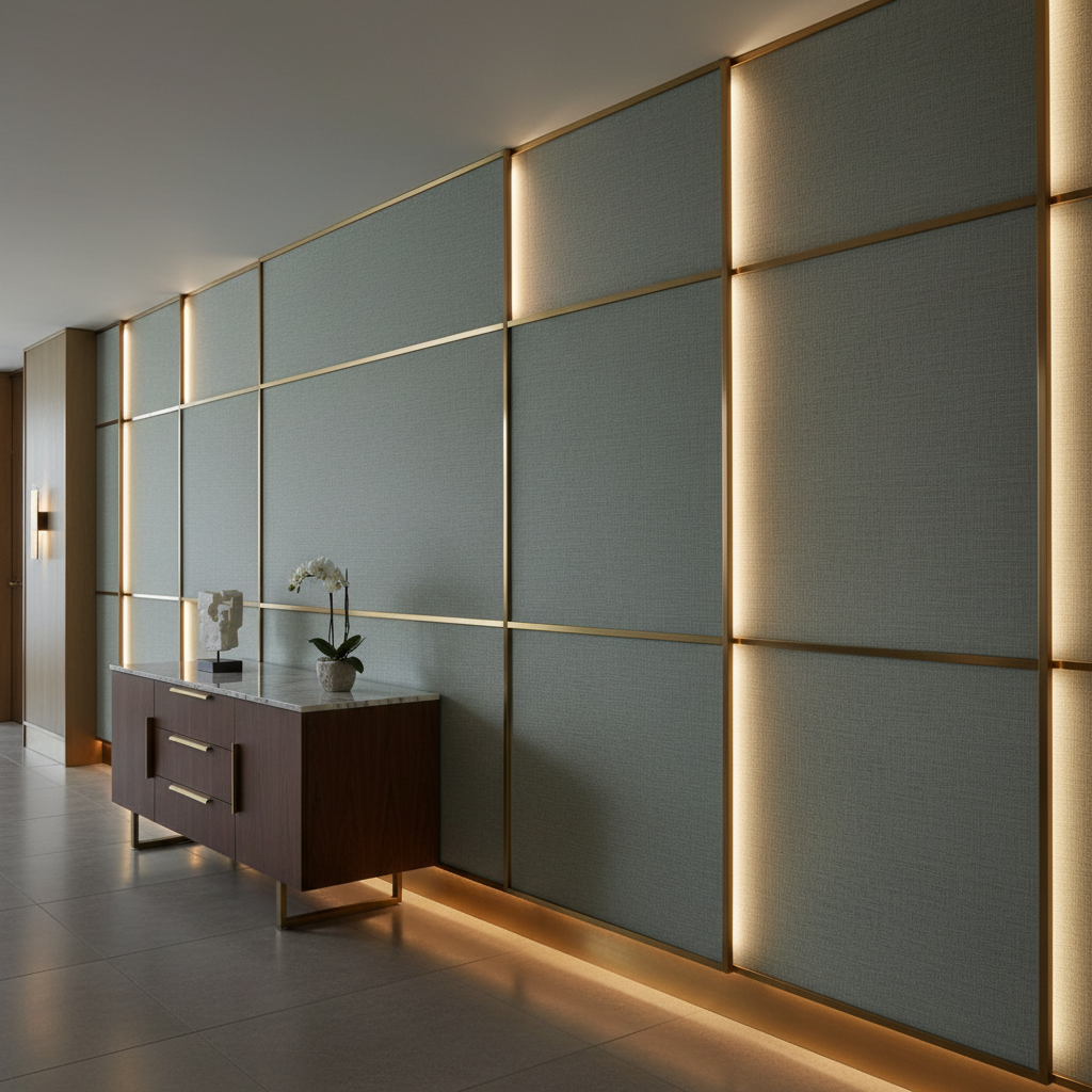 Marigot - Porcelain Upholstered Wall Panel | Architectural Fabrics