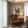 Smooth Pebble Grain Rich Umber Upholstered Chair | Architectural Fabrics