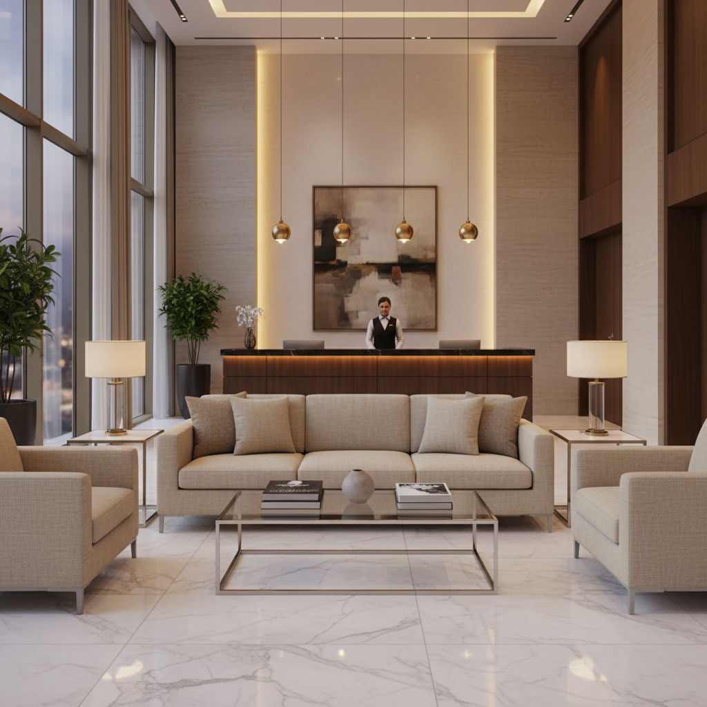 Brushed Linen Weave Natural Linen Upholstered Sofa | Architectural Fabrics