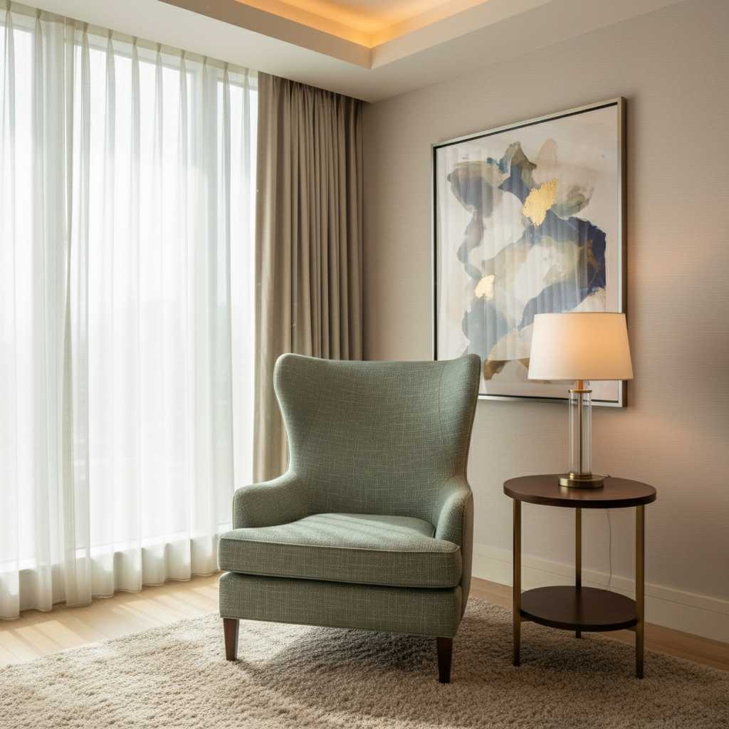 Rincon - Frost Upholstered Chair | Architectural Fabrics