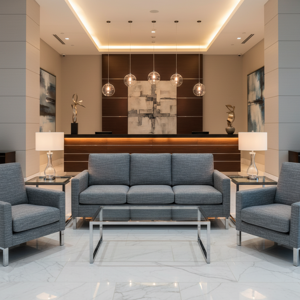 Tumble Reef - Cadet Upholstered Sofa | Architectural Fabrics