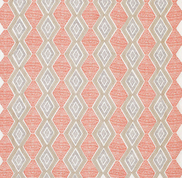 Nina Campbell Fabric - Coral Wallcovering | Nina Campbell