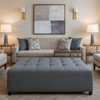 Soufriere - Cove Upholstered Ottoman | Architectural Fabrics