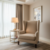 Aarden - Oatmeal Silicone Hybrid Upholstered Chair | Architectural Fabrics