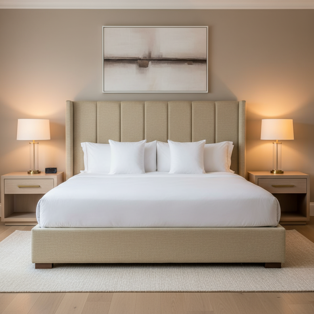 Morant - Moonbeam Upholstered Headboard | Architectural Fabrics