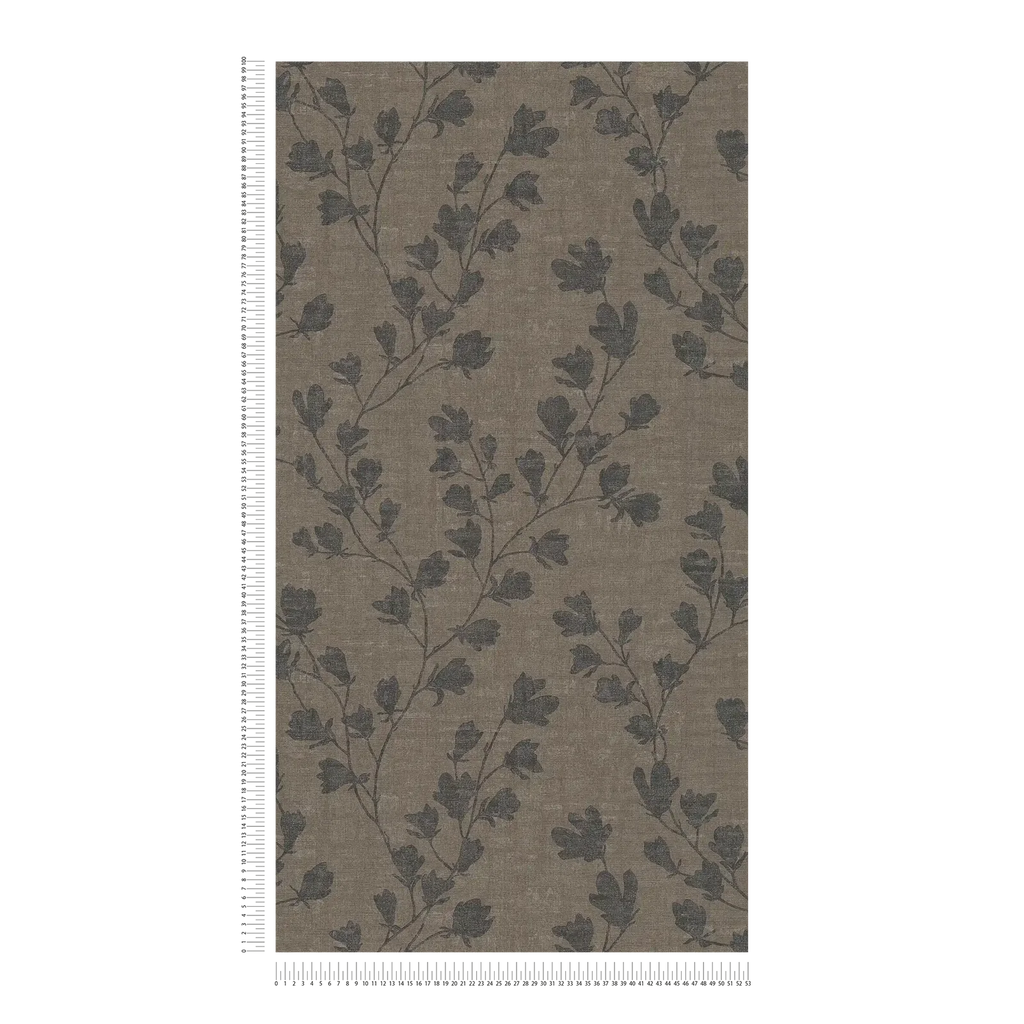 Nara Black, Brown Wallcovering | AS Creation