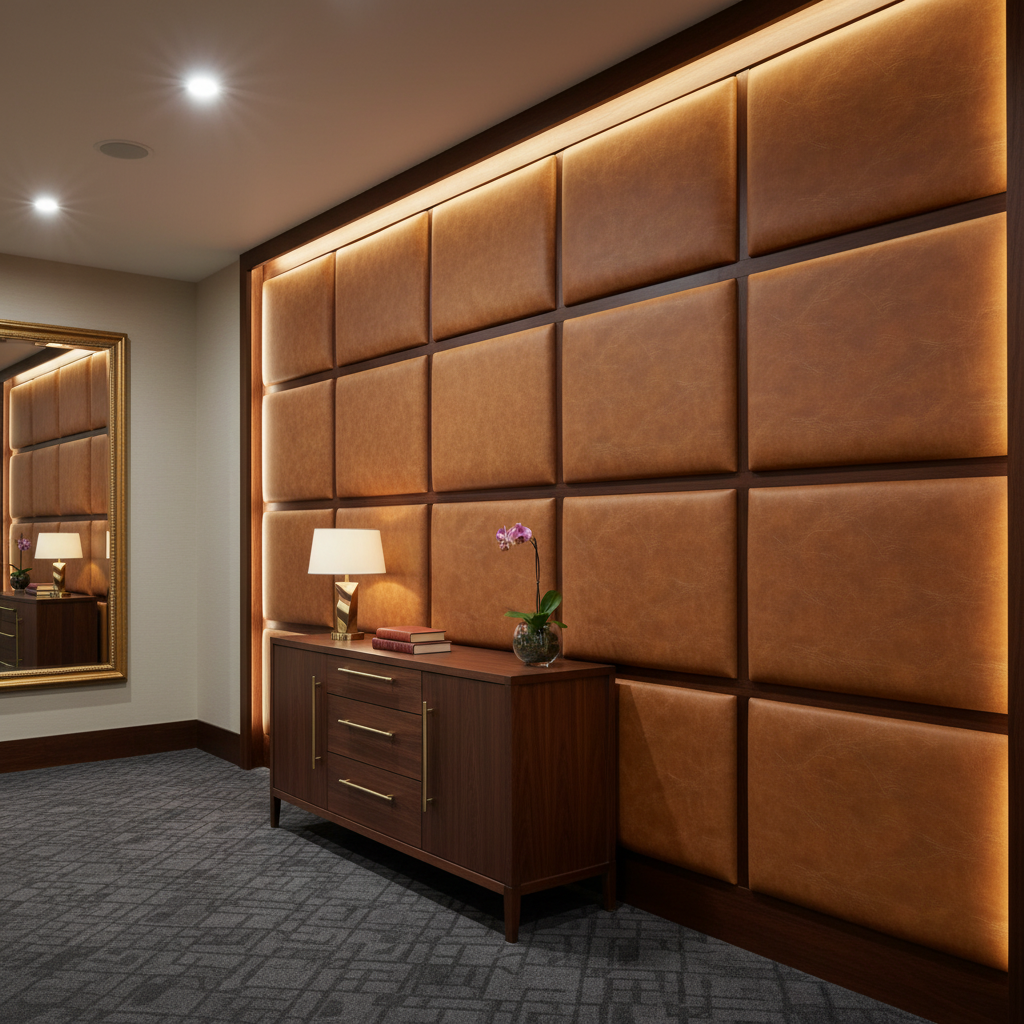 Baroque - Baroque Performance Vinyl Upholstered Wall Panel | Architectural Fabrics