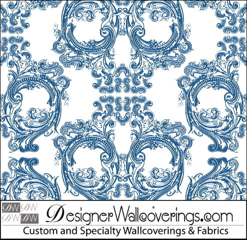 Noah's Baroque Skulls Wallcovering | DW Bespoke Studios