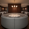 Peter Island - Metal Upholstered Banquette | Architectural Fabrics
