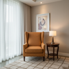Triangle Reef - Saffron Upholstered Chair | Architectural Fabrics