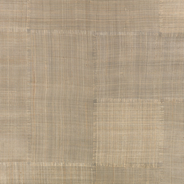 Abacá Patchwork, Sepia Wallcoverings | Romo