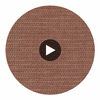 Abaca - Terracotta Weave Tekloom Performance | Philippe Romano Fabrics Circular Swatch | Philippe Romano Fabrics