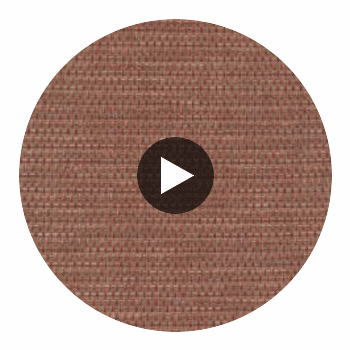 Abaca - Terracotta Weave Tekloom Performance | Philippe Romano Fabrics Circular Swatch | Philippe Romano Fabrics