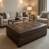 Berretta - Berretta Performance Vinyl Upholstered Ottoman | Architectural Fabrics