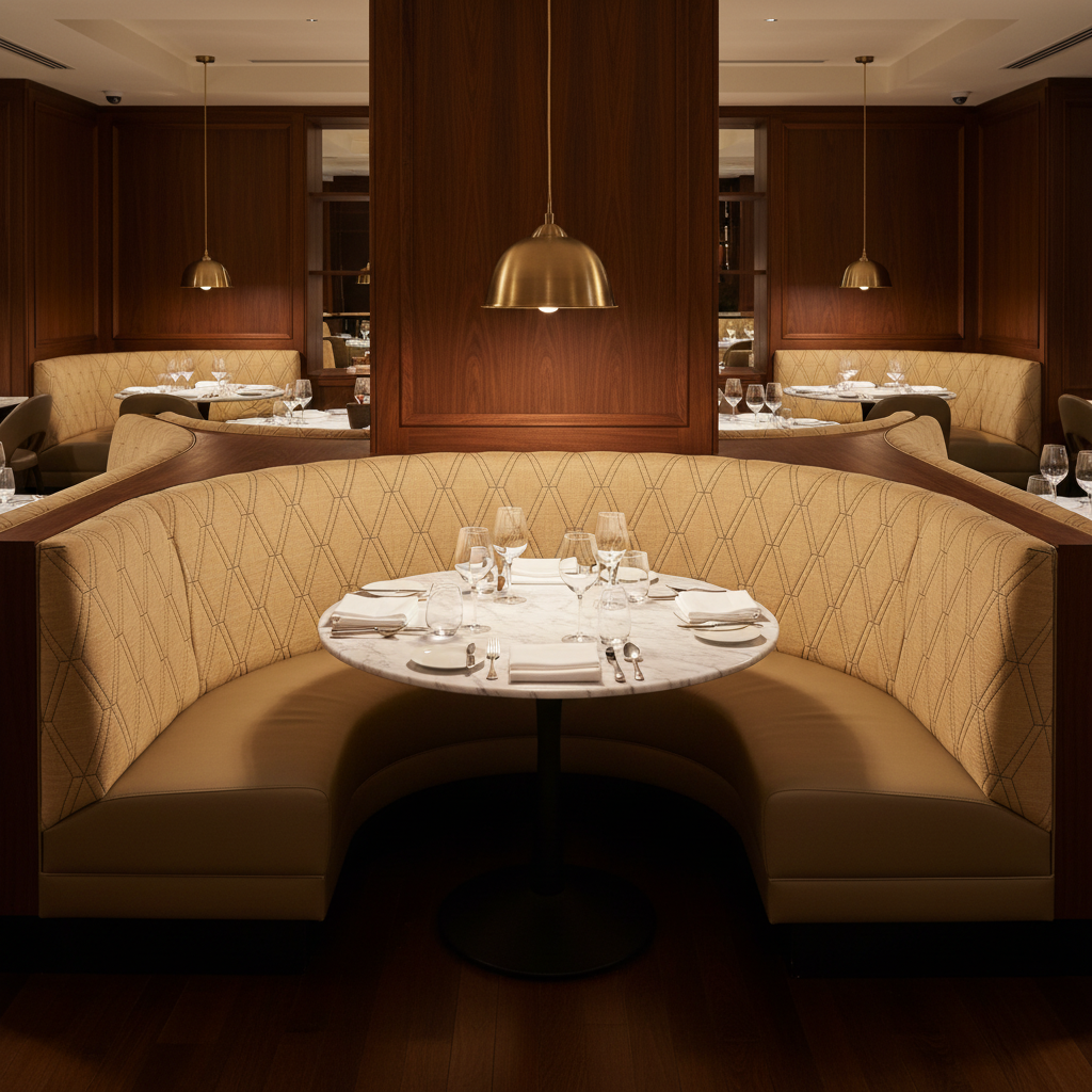 Stone Haven - Dune Upholstered Banquette | Architectural Fabrics