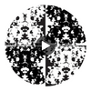 Abstract Jars Negative by ATA Designs- Ver.ATAD1029 Circular Swatch | Retro Walls