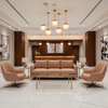 Fine Pebble Grain Rose Quartz Upholstered Sofa | Architectural Fabrics