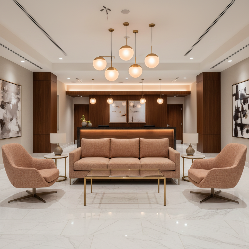 Fine Pebble Grain Rose Quartz Upholstered Sofa | Architectural Fabrics