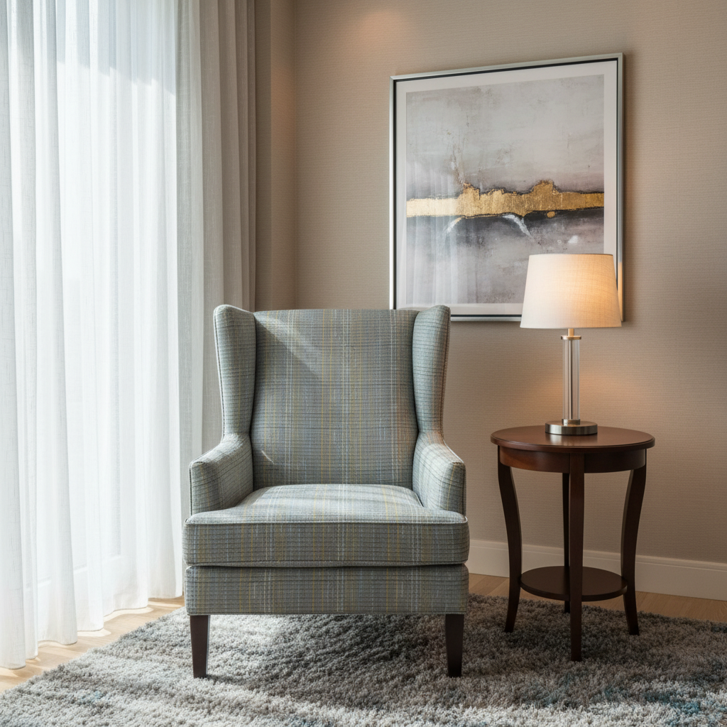 Stingray City - Patina Upholstered Chair | Architectural Fabrics