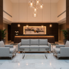 Turks Landing - Iron Upholstered Sofa | Architectural Fabrics