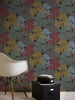 Floral Impression Black Wallcovering | AS Creation