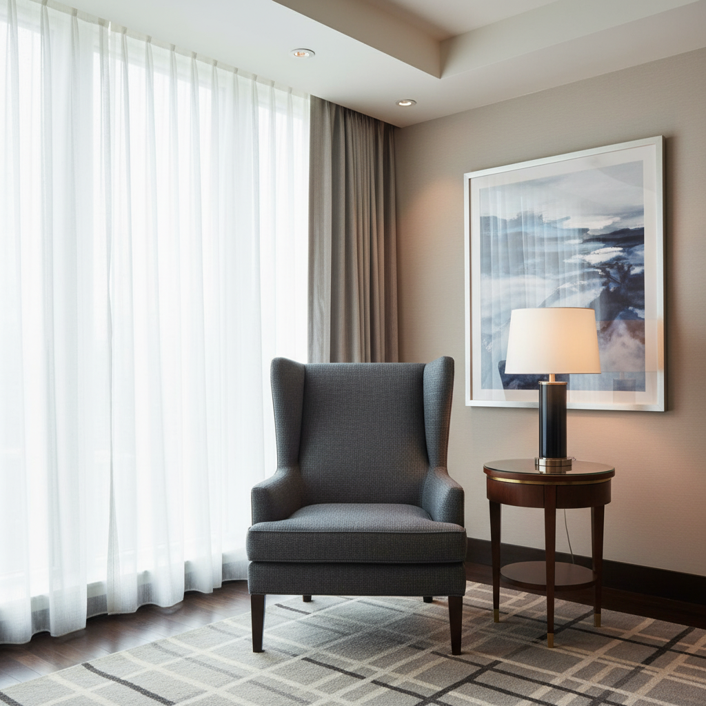 Triangle Reef - Ocean Upholstered Chair | Architectural Fabrics