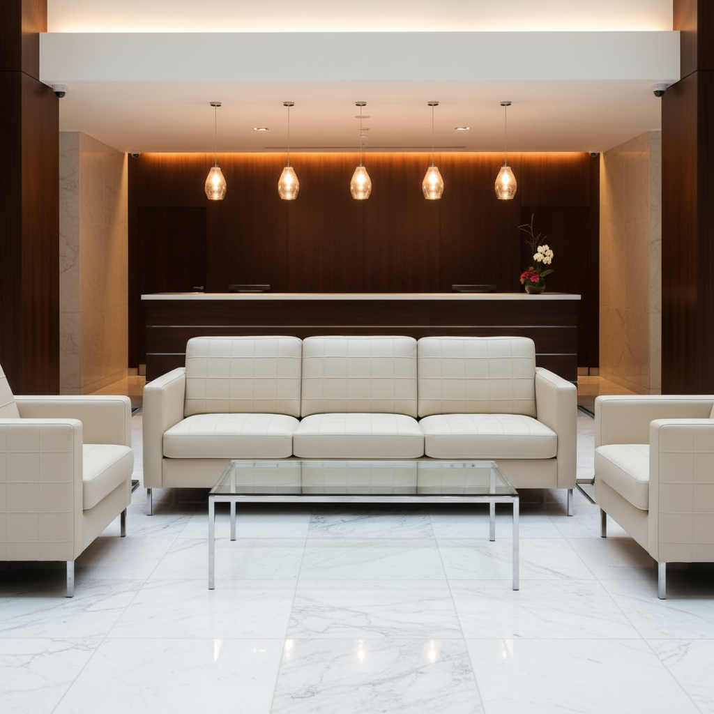 Puerto Plata - Snow Upholstered Sofa | Architectural Fabrics