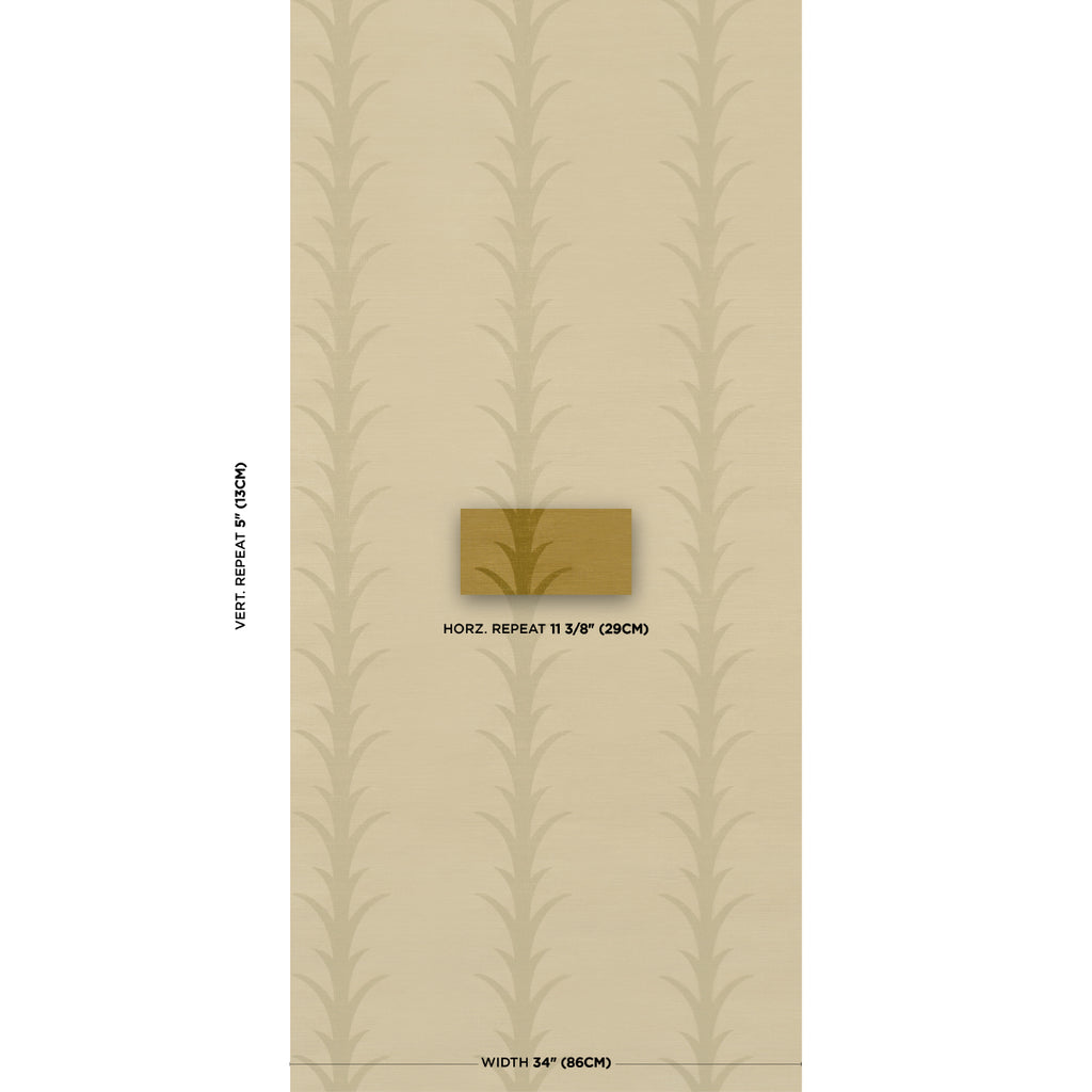 ACANTHUS STRIPE SISAL CELERY | Schumacher - Image 4