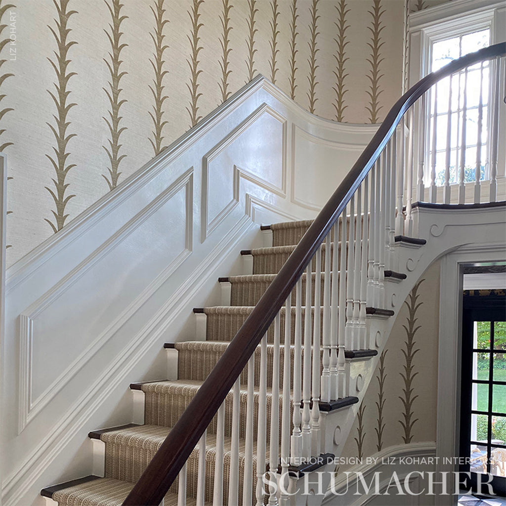 ACANTHUS STRIPE SISAL FILIGREE | Schumacher - Image 10