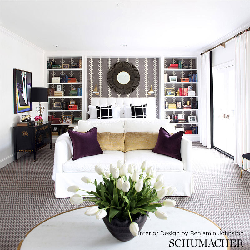 ACANTHUS STRIPE SISAL SEAGLASS & CHALK | Schumacher - Image 4