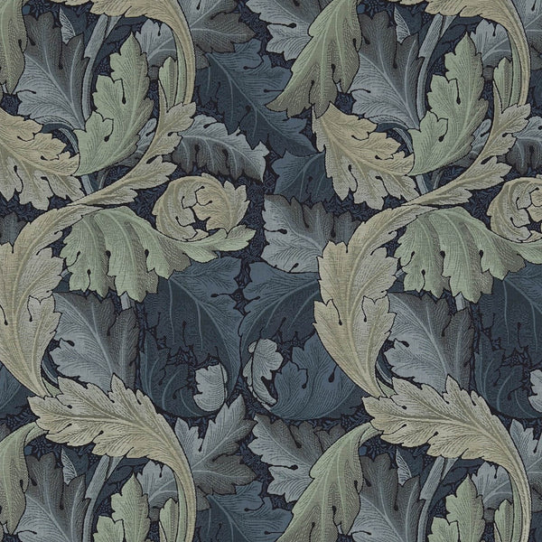 Acanthus Tapestry Indigo/Mineral | Morris & Co.
