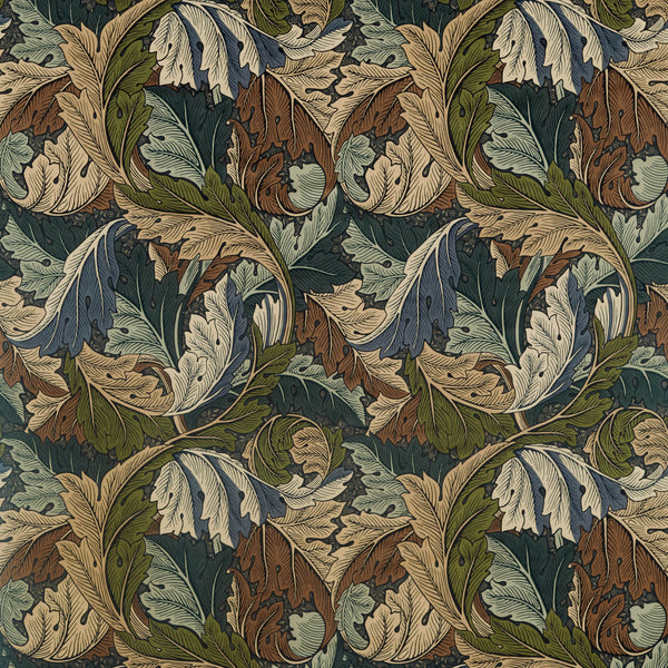 Acanthus Slate Blue/Thyme | Morris & Co.