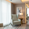Fine Woven Texture Pale Celadon Upholstered Chair | Architectural Fabrics