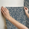 Acorn Indigo Peel and Stick Wallcovering | Jeffrey Stevens - Image 5