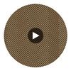 Acoustic - Bronze Chevron Performance Vinyl | Philippe Romano Fabrics Circular Swatch | Philippe Romano Fabrics