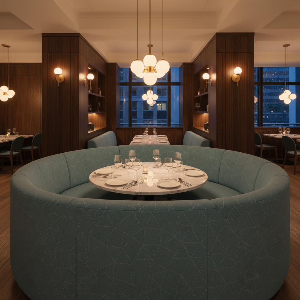 St. Barthelemy - Dream Upholstered Banquette | Architectural Fabrics