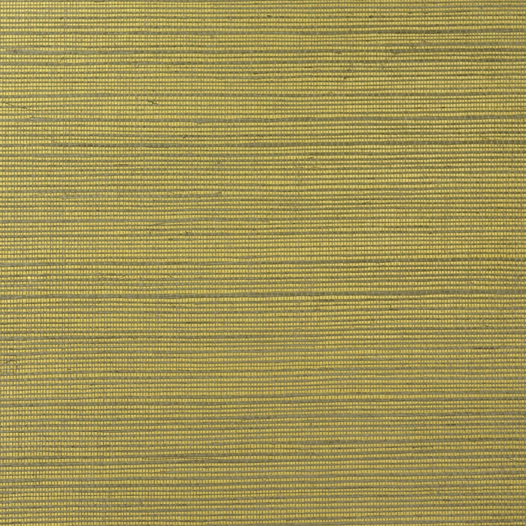Nantucket Grasscloth Metallic Gold and Aloe Wallcovering | Phillipe Romano