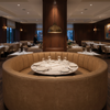 Alamo - Tawny Performance Vinyl Upholstered Banquette | Architectural Fabrics