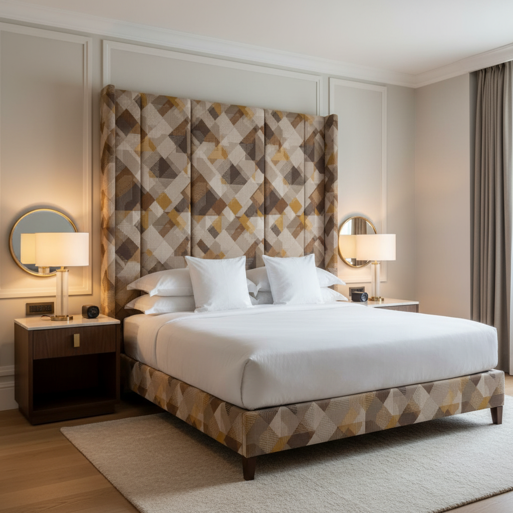 Trellis Bay - Madera Upholstered Headboard | Architectural Fabrics