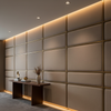 Fine Woven Texture Soft Taupe Upholstered Wall Panel | Architectural Fabrics