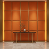 Soper Hole - Orange Upholstered Wall Panel | Architectural Fabrics