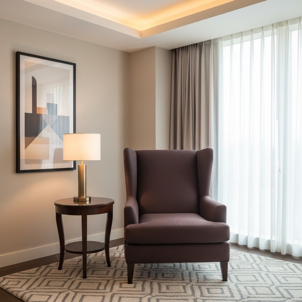 Peter Island - Aubergiine Upholstered Chair | Architectural Fabrics