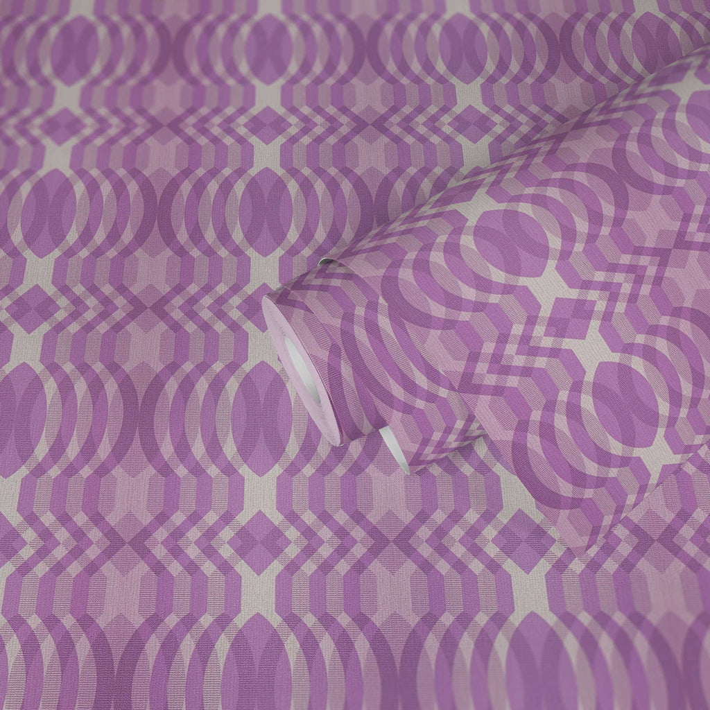 Retro Chic Purple Wallcovering | AS Creation