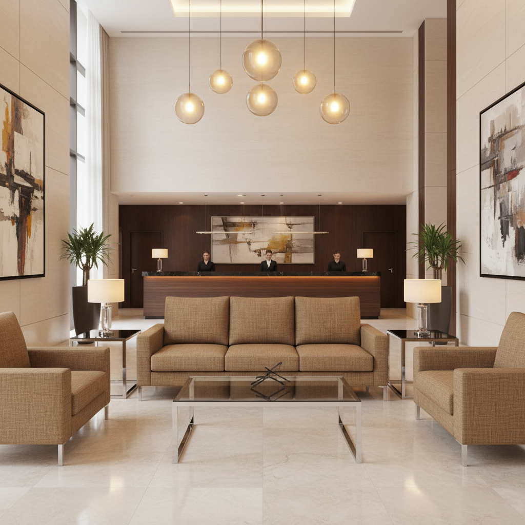Woven Linen Texture Tawny Brown Upholstered Sofa | Architectural Fabrics