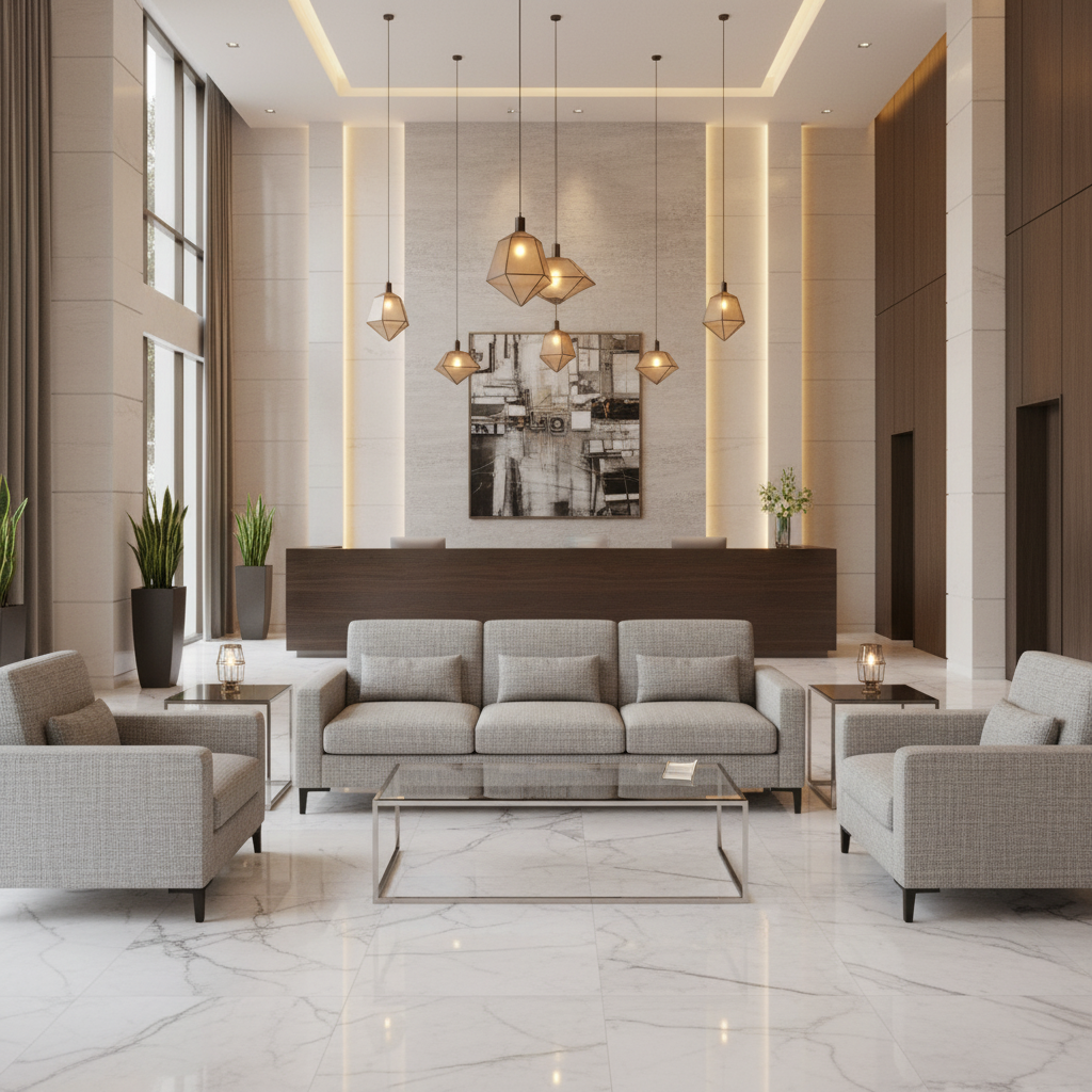 Marigot - Dove Upholstered Sofa | Architectural Fabrics
