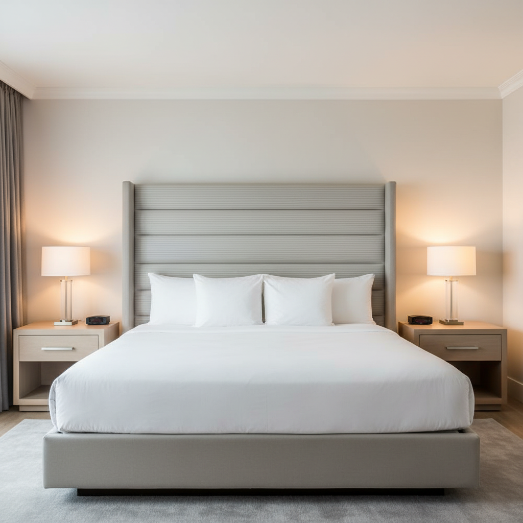 Storm Bay - Icecap Upholstered Headboard | Architectural Fabrics