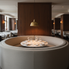 Necker Island - Grigio Upholstered Banquette | Architectural Fabrics