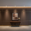Necker Island - Cocoa Upholstered Wall Panel | Architectural Fabrics