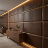 Norman Island - Fudge Upholstered Wall Panel | Architectural Fabrics