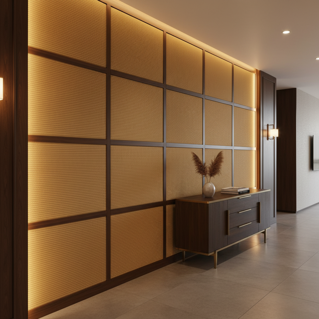Trade Wind - Ridge Upholstered Wall Panel | Architectural Fabrics